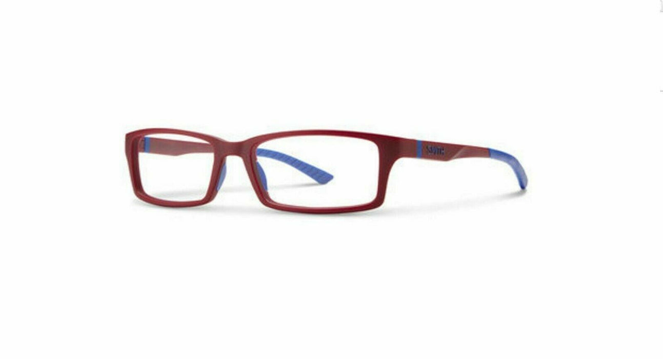 Smith Warwick 02MF Matte Burgundy Blue Eyeglasses