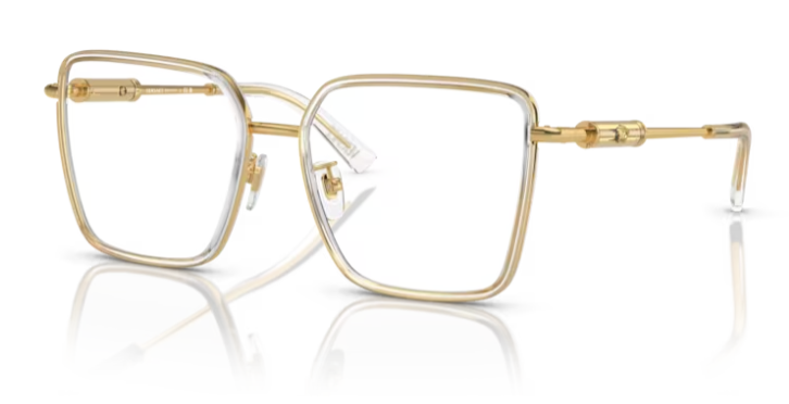 Versace VE1294D 1508 - Crystal 55 MM Square Women's Eyeglasses