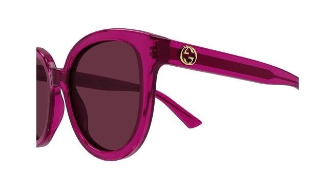 Gucci GG1315S 004 Pink/Red Multi Treatment Cat Eye Women's Sunglasses