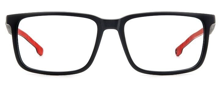 Carrera CARDUC 026 0OIT 00 Black-Red Rectangular Men's Eyeglasses