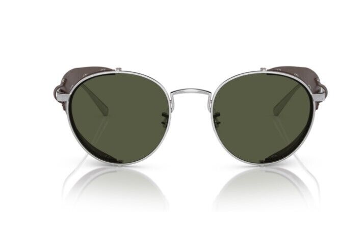 Oliver Peoples 0OV1323SM Cesarino 525452 Silver Sequoia Leather/G-15 Sunglasses