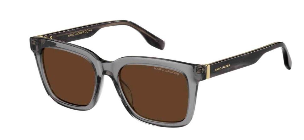 Marc Jacobs MARC-683/S 0KB7-7O Grey/Brown Square Men's Sunglasses