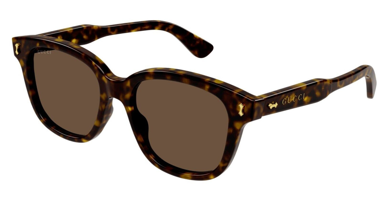 Gucci GG1264S 005 Havana/Brown Rectangular Men's Sunglasses
