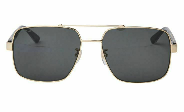 Gucci GG 0529S 001 Gold/Gray Sunglasses