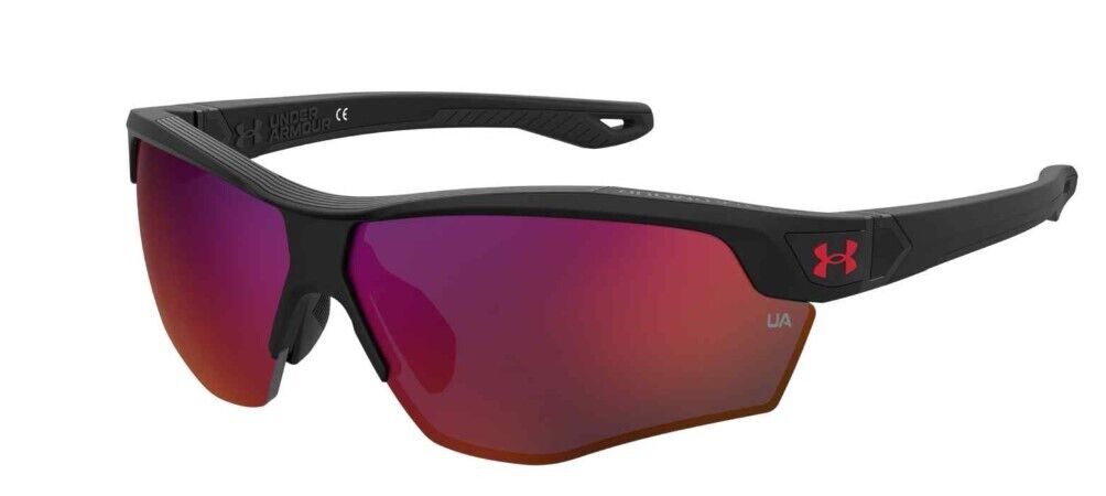 Under Armour UA-Yard-Dual-JR 0003-B3 Matte Black/Red Boy's Sunglasses
