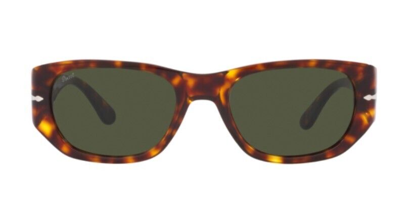 Persol 0PO3307S 24/31 Havana/Green Unisex Sunglasses