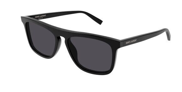 Saint Laurent SL 586 001 Black/Black Square Men's Sunglasses