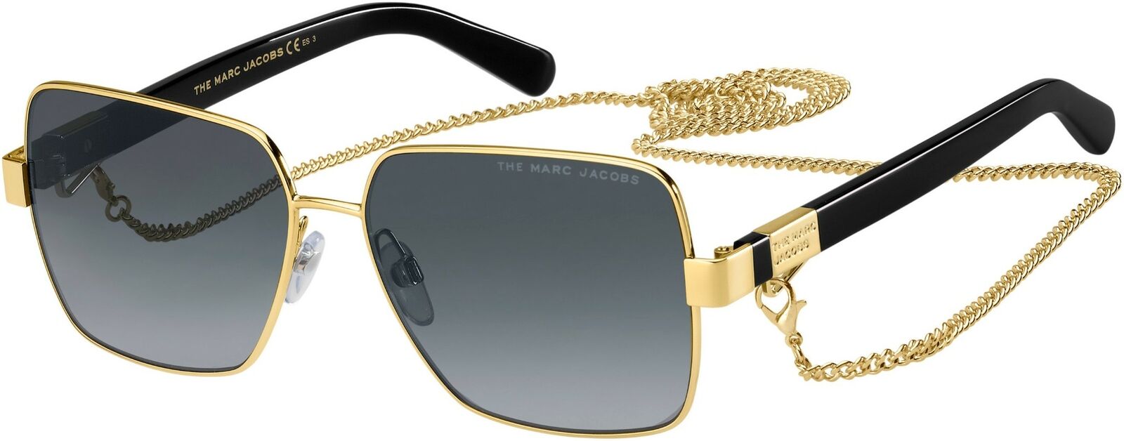 Marc Jacobs Marc 495/S 0J5G/9O Gold/Dark Gray Gradient Sunglasses