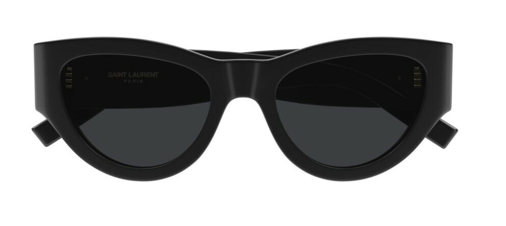 Saint Laurent SL M94-001 Black/Gray Cat-Eye Women Sunglasses