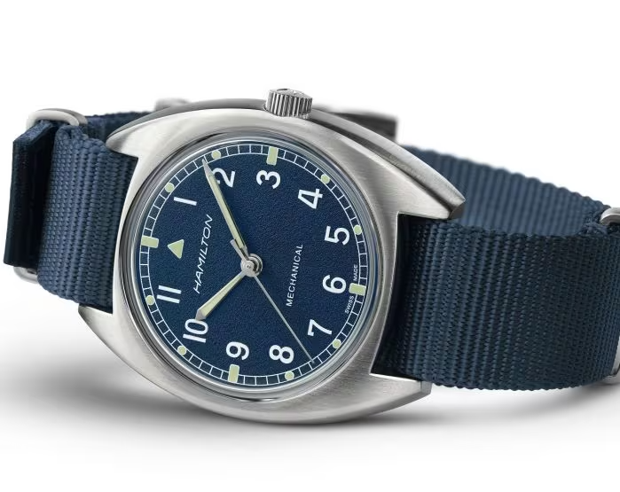 Hamilton Khaki Aviation Pilot Mechanical Blue Dial Round Men's Watch H76419941