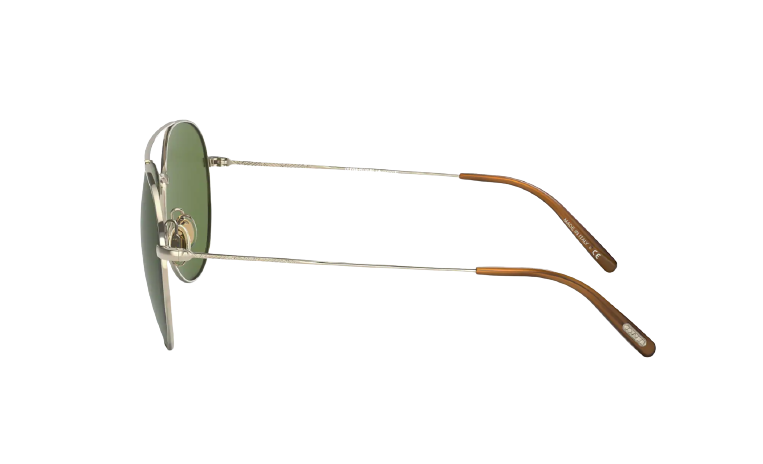 Oliver Peoples 0OV 1286S AIRDALE Soft Gold/Bottle Green Sunglasses