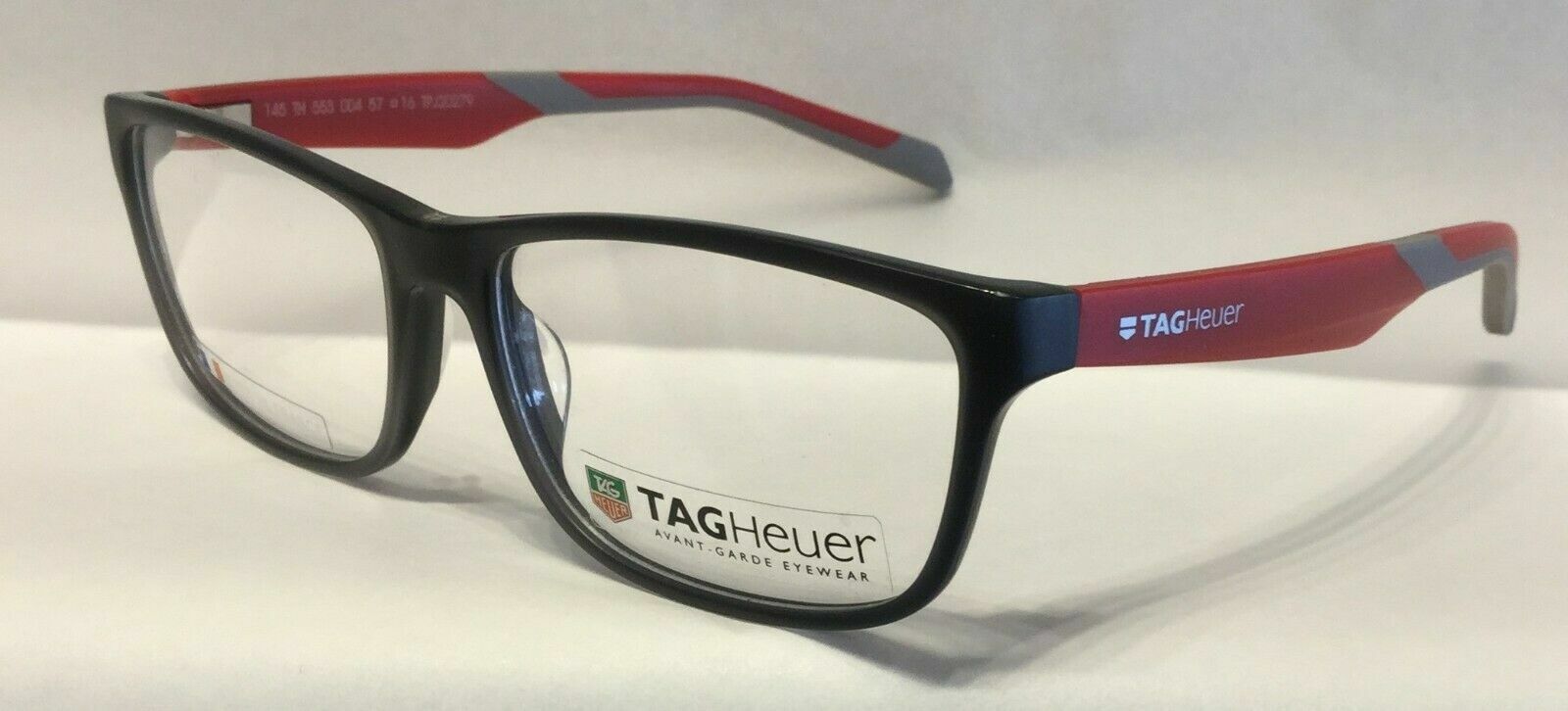 Tag Heuer Reflex TH553 O 004 Black/Red Eyeglasses