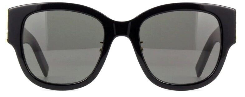 Saint Laurent SL M95/K-001 Black/Gray Round Women Sunglasses