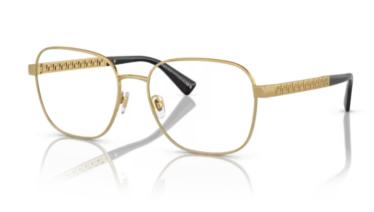 Versace VE12910 1002 - Gold Oval Women's Eyeglasses