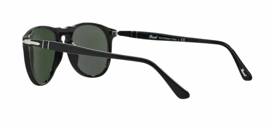 Persol 0PO 9649S 95/31 Black/Green Sunglasses
