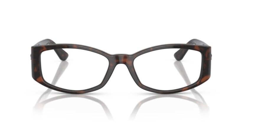 Versace 0VE3343 5429 Havana /Clear Soft Rectangle 52mm Women's Eyeglasses