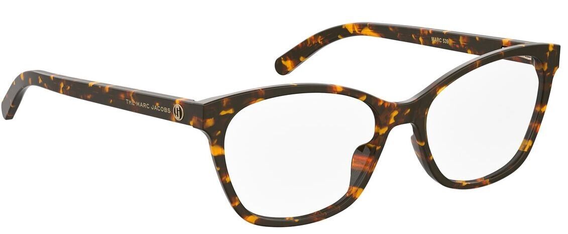 Marc-Jacobs MARC-539 0WR9/00 Brown Havana Cat Eye Women's Eyeglasses