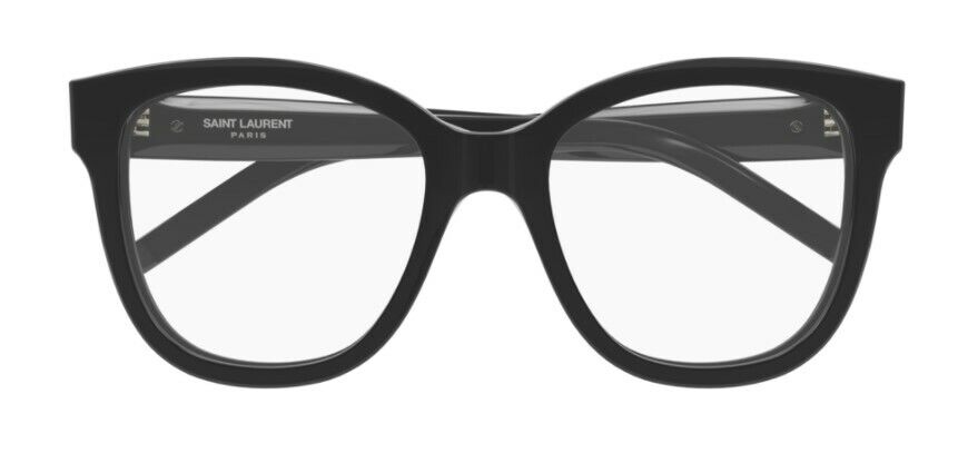 Saint Laurent SL M97-001 Black/Black Oversized Square Women Eyeglasses