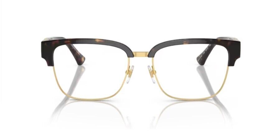 Versace 0VE3348 108 Havana/ Clear Square Men's Eyeglasses