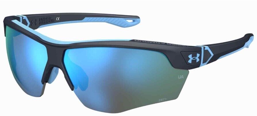 Under Armour  UA-Yard-Dual 009V-W1 Grey/Blue Unisex Sunglasses