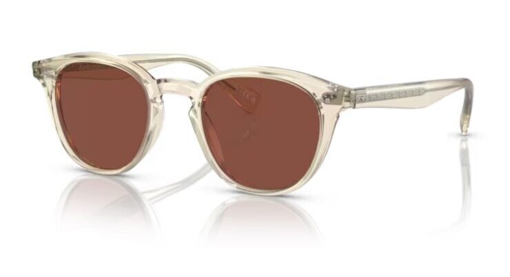 Oliver Peoples 0OV5454SU Desmon Sun 1692C5 Pale Citrin/Burgundy Sunglasses