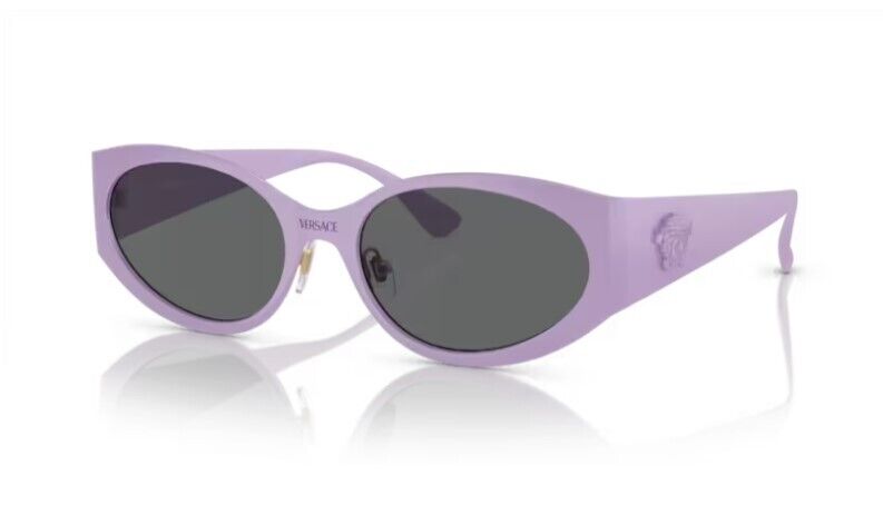 Versace 0VE2263 150287 Violet/Dark Grey Oval Women's Sunglasses