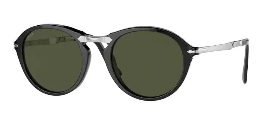 Persol 0PO 3274S 95/31 Black/Green Unisex Sunglasses