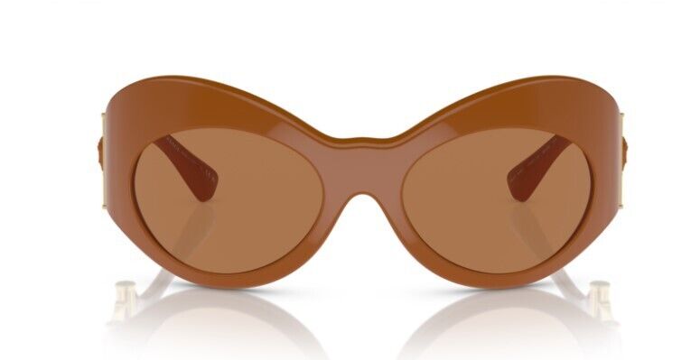 Versace 0VE4462 544773 Caramel/ Brown Wide Cat Eye Women's Sunglasses