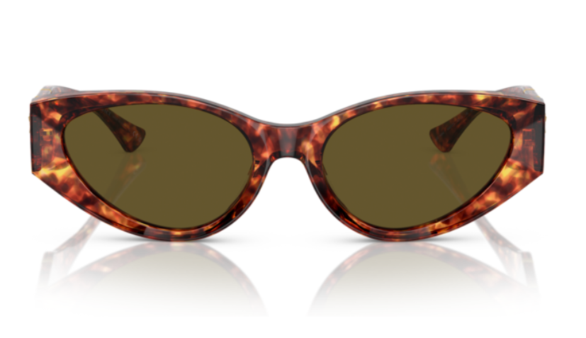 Versace 0VE4454 543773  Havana/Dark Brown Cat-Eye Women's Sunglasses