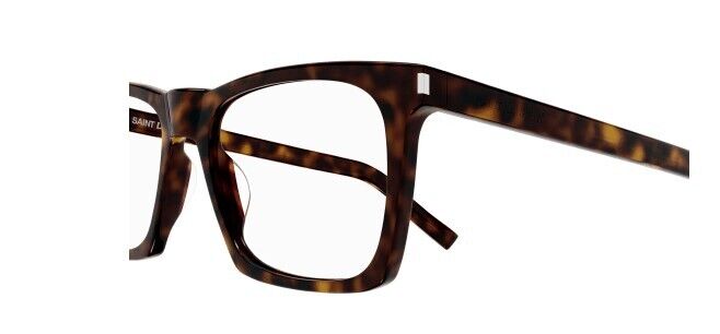 Saint Laurent SL 559 OPT 003 Havana Rectangular Unisex Eyeglasses