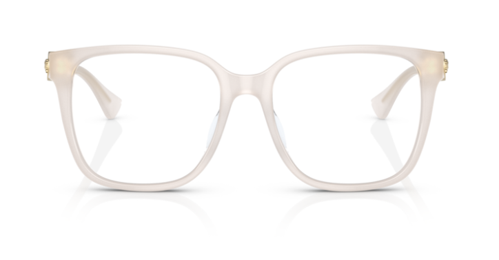 Versace 0VE3332D 5391 Opal Milk 55 MM Square Women's Eyeglasses