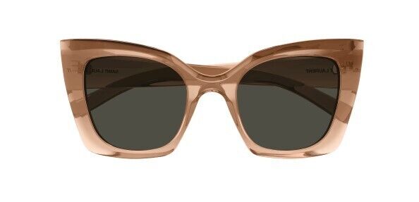 Saint Laurent SL 552 006 Nude/Grey Cat-Eye Women Sunglasses