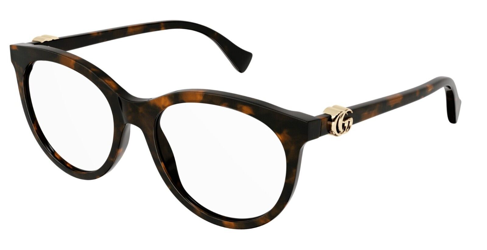 Gucci GG1074O 005 Havana Cat-Eye Women's Eyeglasses