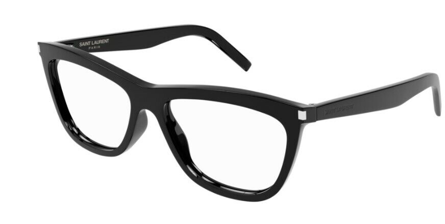Saint Laurent SL517 001 Black-Black Full-Rim Square Women's Eyeglasses