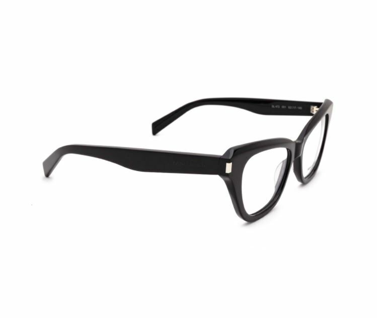 Saint Laurent SL 472 001 Black Cat Eye Women Eyeglasses