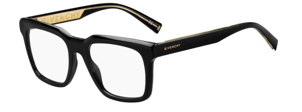 Givenchy Gv0123 0807 Black Square Women's Eyeglasses