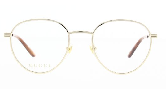 Gucci GG 0942O 002 Gold Round Men's Eyeglasses