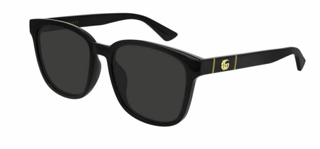 GUCCI GG0637SK 001 Black/Grey Rectangular Men's Sunglasses