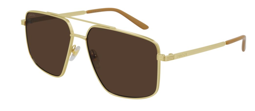 Gucci GG 0941S 003 Gold/Brown Aviator Men's Sunglasses