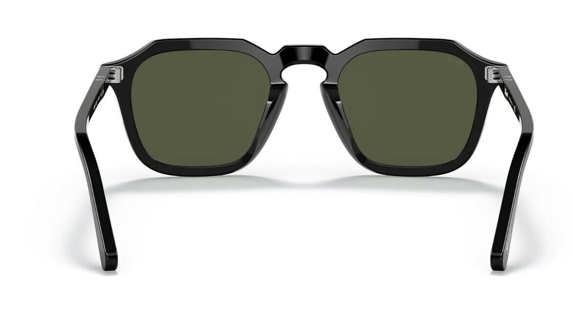 Persol 0PO 3292S 95/31 Black/Green Unisex Sunglasses