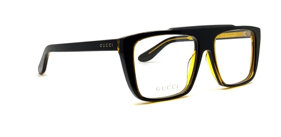 Gucci GG1040O 001 Black Square Men Eyeglasses