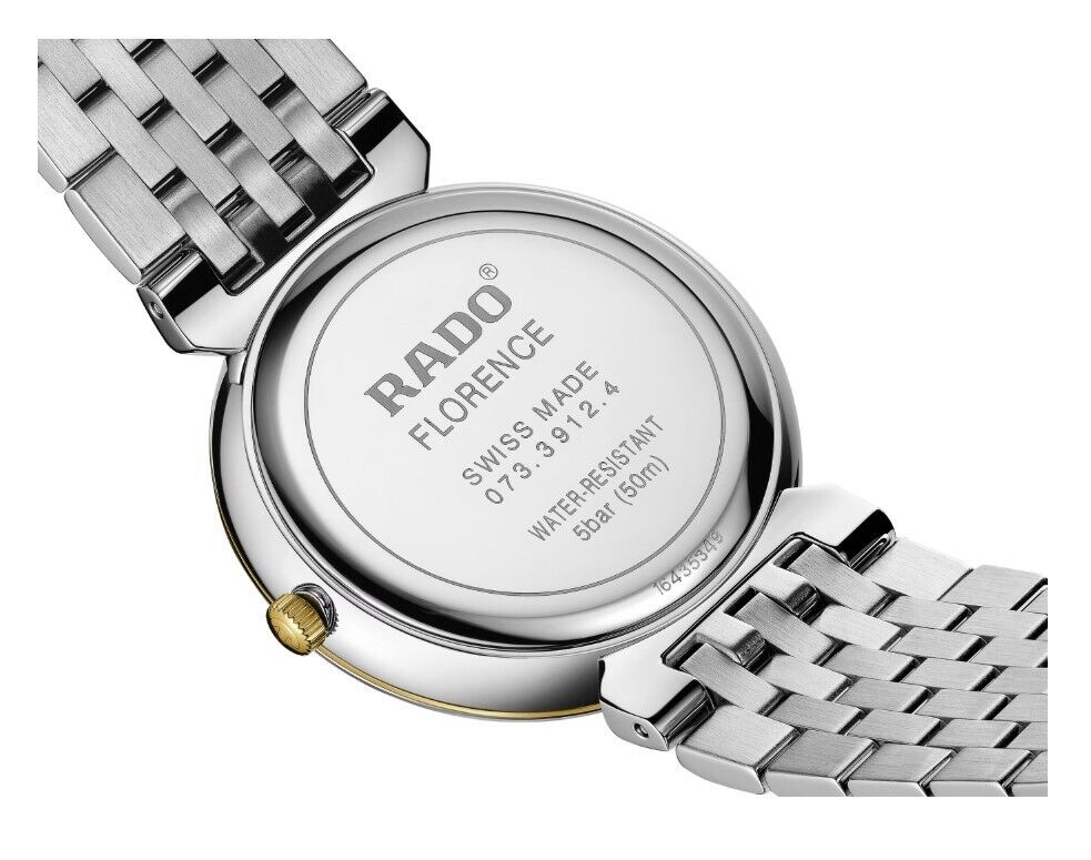 Rado Florence Classic Diamonds Stainless Steel Black Dial Unisex Watch R48912743