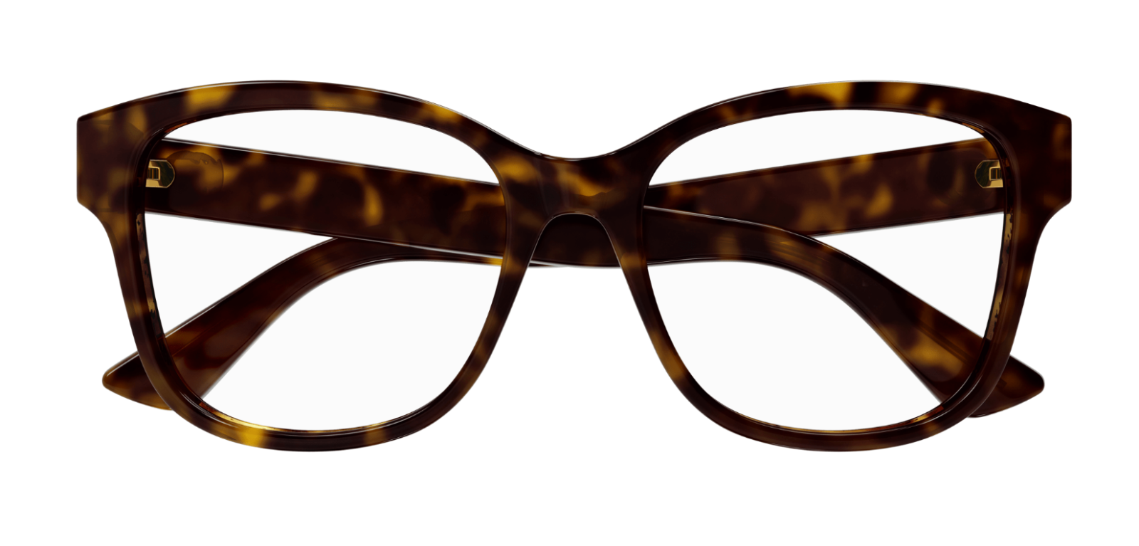 Gucci GG1340O 002 Havana Squared Oversized Women's Eyeglasses