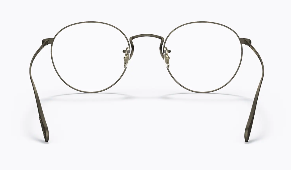 Oliver Peoples 0OV1186 5318 Metal Antique Brown Phantos Round Unisex Eyeglasses