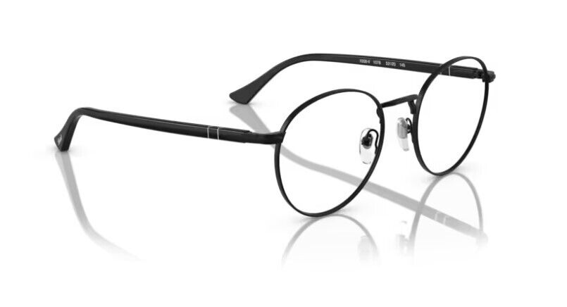 Persol 0PO1008V 1078 Black/Black Round Unisex Eyeglasses