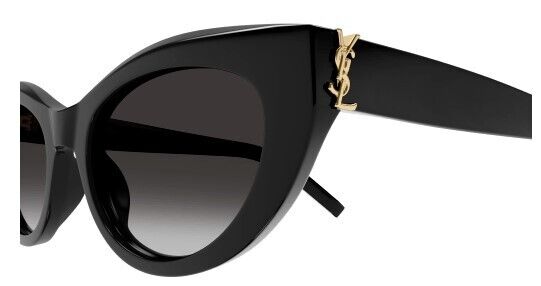 Saint Laurent SL M115 002 Black/Gradient Grey Cat-Eye Women's Sunglasses