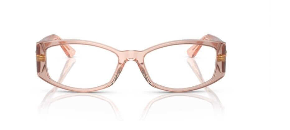 Versace 0VE3343 5431 Peach gradient/Clear Soft Rectangle 54mm Women's Eyeglasses