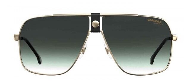Carrera 1018/S 02M2/9K Black Gold/Green Shaded Full-Rim Men's Sunglasses