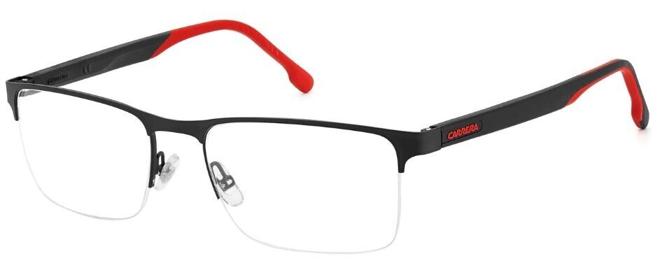 Carrera Carrera 8864 0003 00 Matte Black Rectangular Men's Eyeglasses