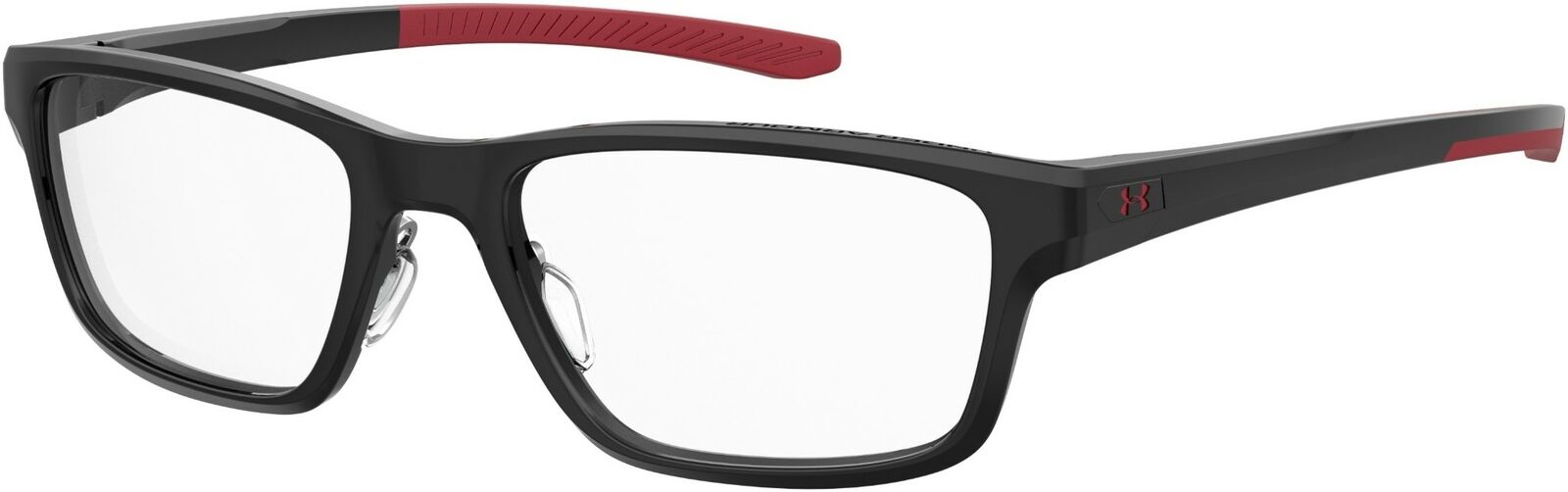 Under Armour Ua 5000/G 0807 Black Red Rectangle Men's Eyeglasses